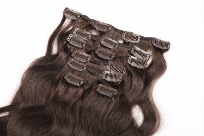 24inchs 16 Clips in Hair Extensions Long Straight Hairstyle Synthetic Blonde Black Hairpieces Heat Resistant False Hair