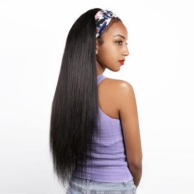 Wholesale Brazilian Virgin Cuticle Aligned Human Hair Wigs for Black Women Body Wave Headband Wig