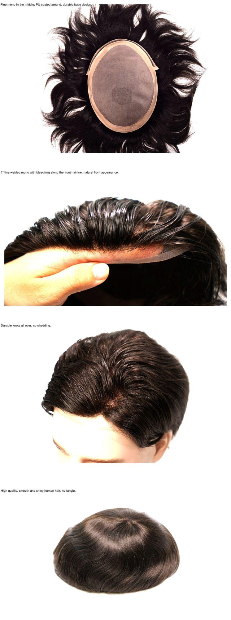 Fabeisheng Can Be Dyed High Quality Hair Wigs for Men Price