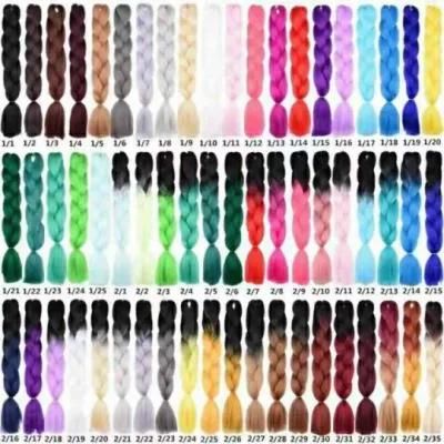 X-Pression Synthetic Jumbo Braids Bulk Synthetic Hair Crochet Braid Synthetic Fiber Hair Braiding Crochet Extension Hair