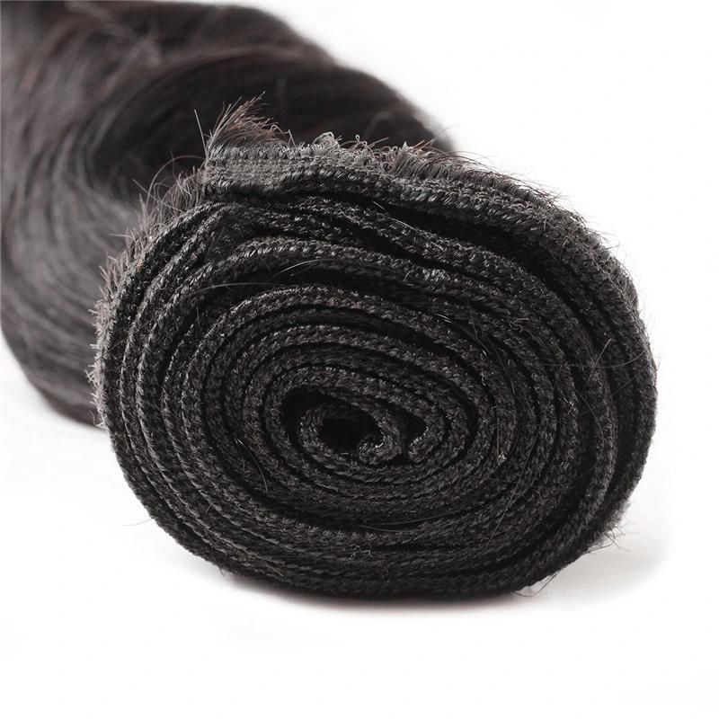 Loose Deep Wave Brazilian Bundles Human Hair Weft Extensions From China