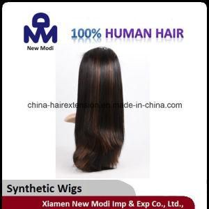 Fashion Straight Man-Made Synthetic Hair Wig Full Lace Wig