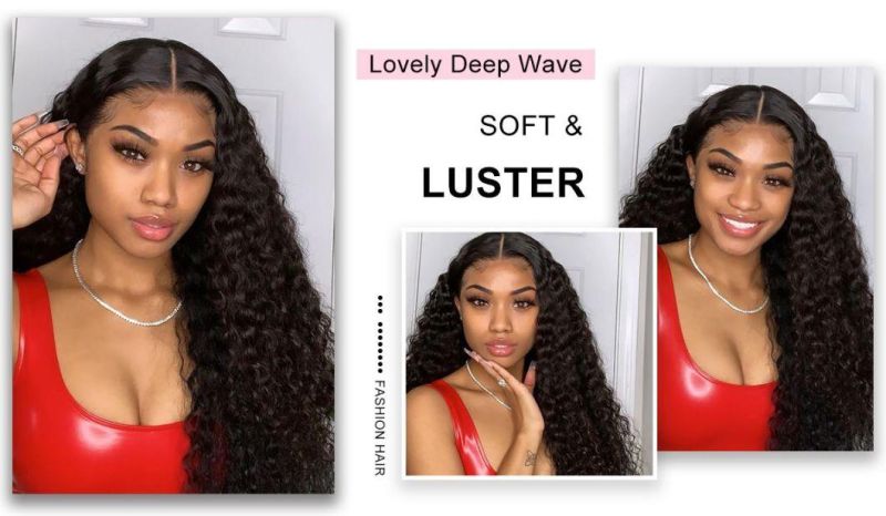 150% Density Body Wave Virgin Hair Transparent Lace Front Wigs