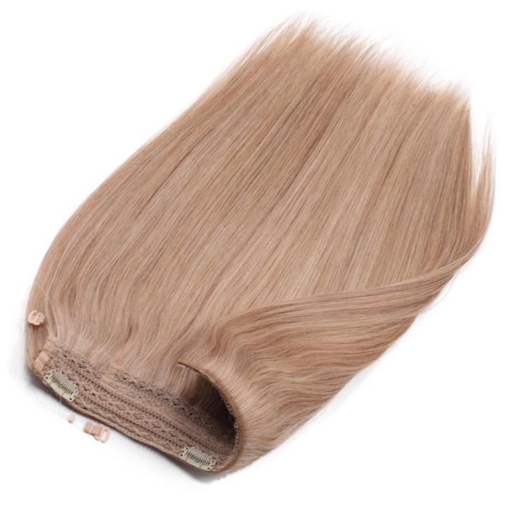 Double Drawn 100% Remy Human Hair Halo Hair Extensions