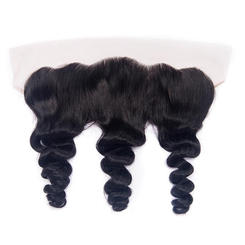 Top Quality Loose Wave 100% Brazilian Human Hair Bundles with Frontal