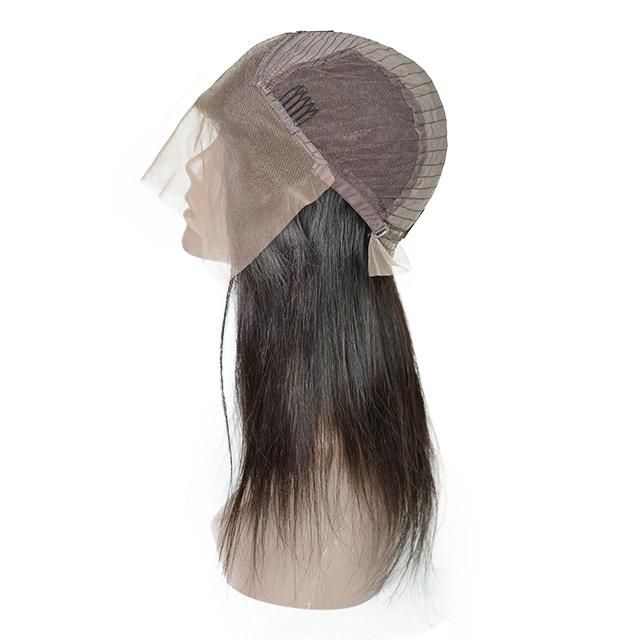 Wholesale Fashion Black Peruvian Virgin Human Hair Thin Skin Swiss Full Lace Wig Lace Front Wigs