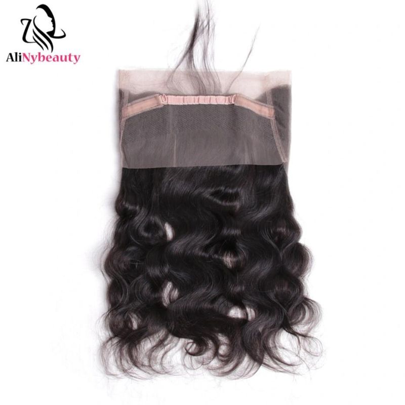 Unprocessed Brazilian Hair Weave 360 Frontal Lace Closure with Bundles