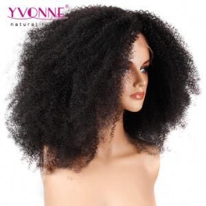 High Density Wholesale Top Quality Afro Kinky Human Hair Lace Wig