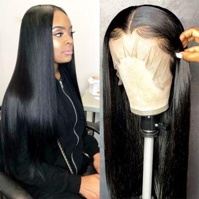 Alinybeauty Glueless 40 Inch HD Lace Front Wig HD Transparent Natural Brazilian Human Hair Wigs HD 13X6 Lace Frontal Wigs for Black Women