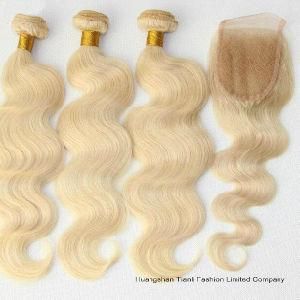 Hair Accessories 4*4 Free Part Lace Frontal Human Hairpiece
