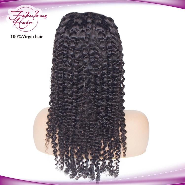 Best Quality Brazilian Super Curly Human Hair Lace Front Wigs
