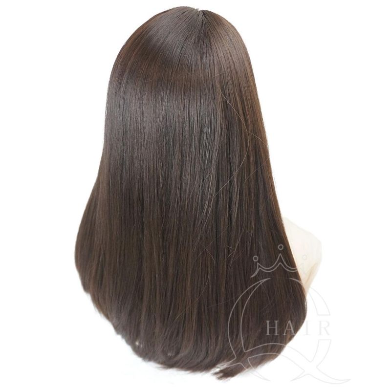 China Wholesale Natural Human Hair Virgin Hair Unprocess Hair European Hair Brazilian Hair Silk Top Wig Kosher Wig Top Lace Wig Front Lace Wig