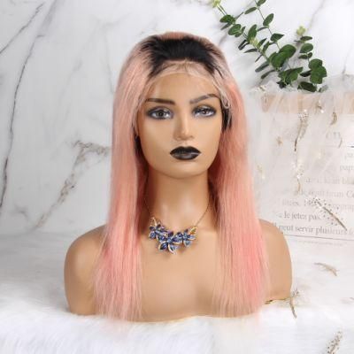 Straight Bob Wig with Bangs Cheap Human Hair Wigs with Bangs for Black Women Brazilian Full Machine Wigs Can Be Permed &amp; Dye