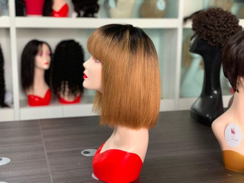 Wholesale Cheap 1b Color Brazilian Human Hair Bob Wig