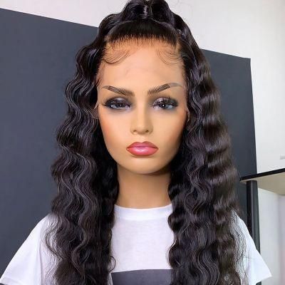 Kbeth 5X5/4X4 Deep Wave Closure Wig Prepluck Hairline Human Hair Wigs Natural Black Mink Virgin Brazilian Hair Lace Wigs