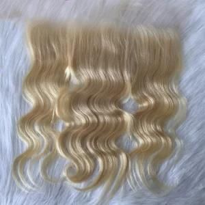 Brazilian Human Hair Lace Top Frontal 613 Blond 13*4 Body Wave Lace Frontal