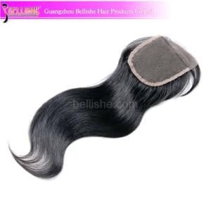 Body Wave Indian Virgin Human Hair Top Lace Closure