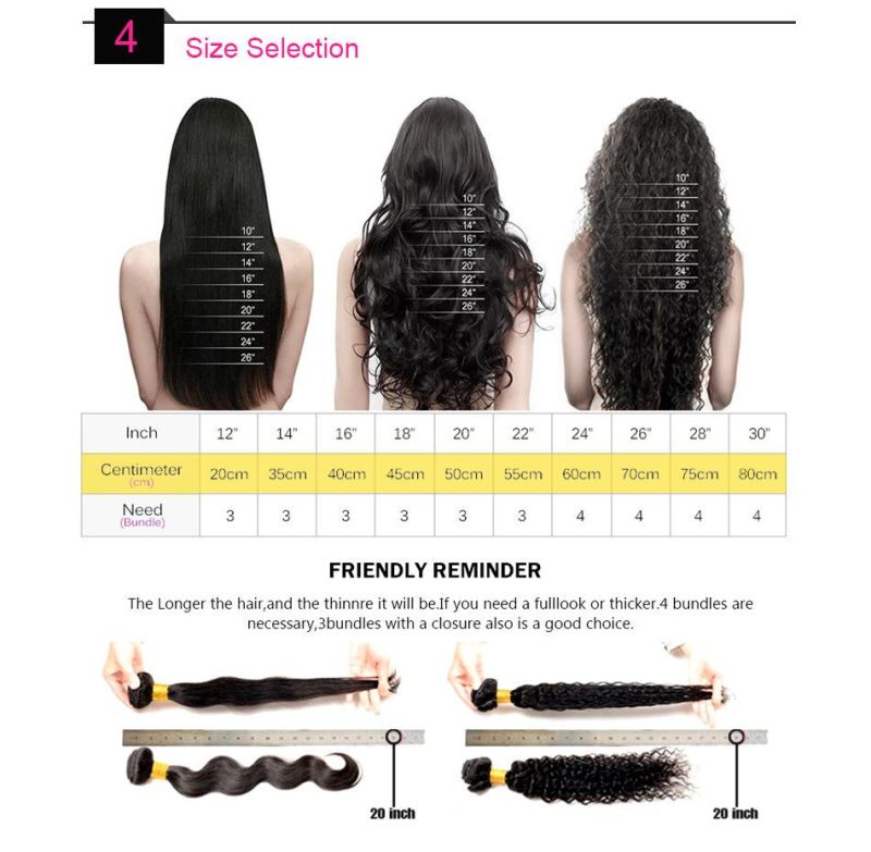 Brazilian Body Wave Hair Bundles 9A Grade Human Hair