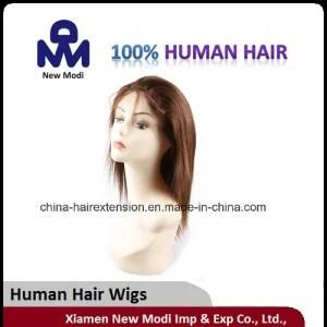 Silkly Straight Fashion Human Hair Full Lace Wig for Lady