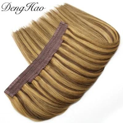 Straight Brazilian Hair Weave Halo Hair Extensions Remy Hair