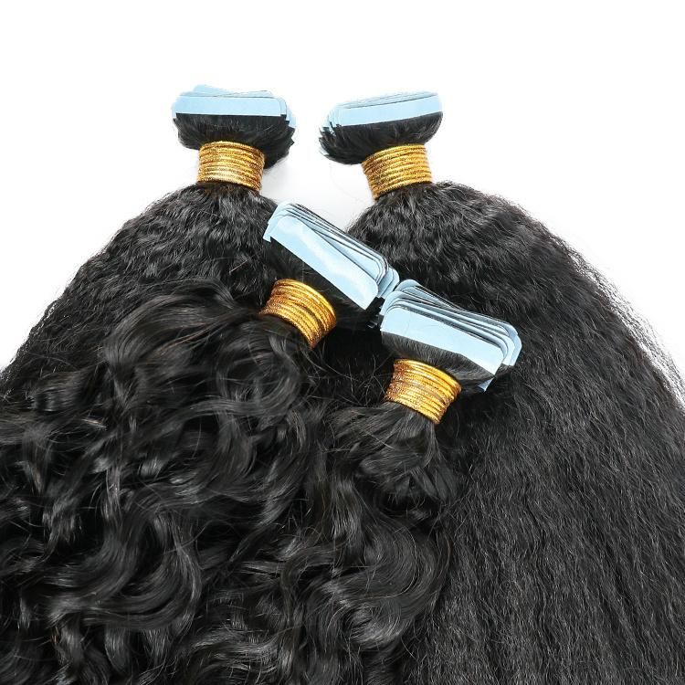 12A 100% Virgin Raw Remy Human Hair Tape in Hair Extension