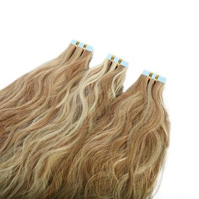 100% Raw Remy Virgin Natural Curly Tape in Hair Extensions