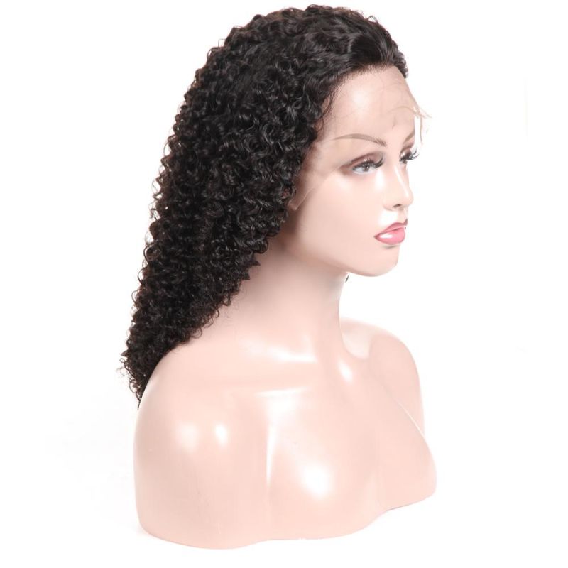 Kbeth Kinky Curly Human Hair Wig for Black Ladies Factory Price Swiss HD 360 Lace Natural Brazilian Curly Human Hair Lace Front Wigs Whlesale
