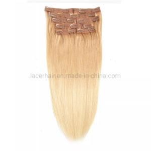 Factory High Quality Russian Natural Remy Brazilian Seamless Clip Human Hair Extensions