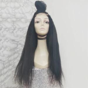 Transparent Lace Kinky Straight Lace Front Wigs Fashion Braided Wig Kinky Straight Wigs for Black Women
