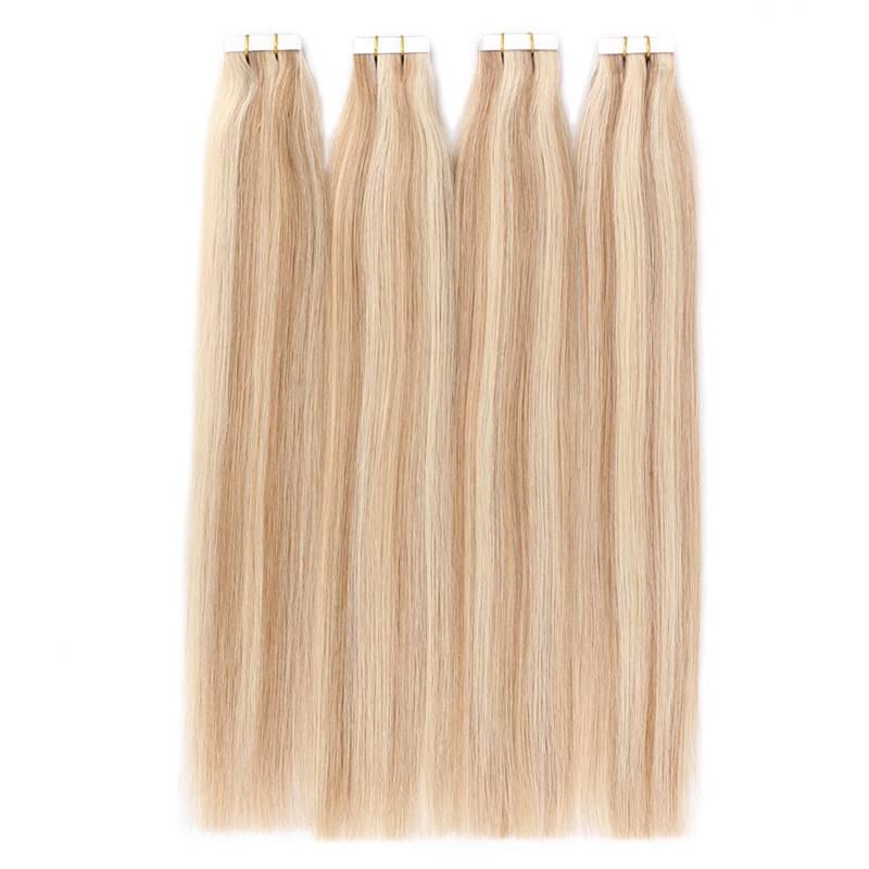 High Quality Blonde Straight Tape Hair Extensions Available Human Hair Extensions