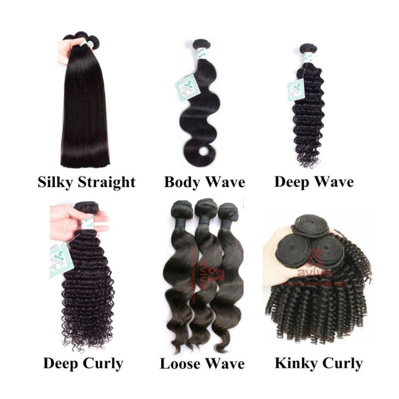 Peruvian Straight Virgin Hair Weaving Natural Color 100% Unprocessed Human Hair Weft Bulk