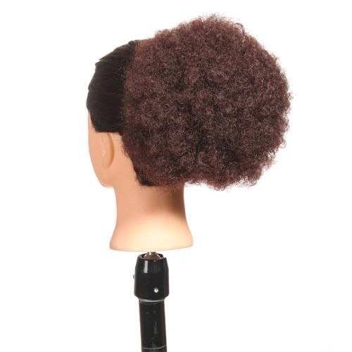 Kinky Curly Synthetic Kanekalon Fiber Afro Bun for Black Women