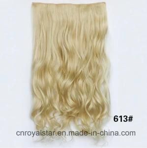 Hot Clip on Hair Extension Five Clips Synthetic Hair Clip