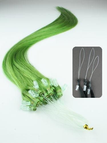 Whosale Micro Ring Beads Easy Loop Miro Ring Hair Extension Micro Loop Hair Extension Green Color (AV-RH00-GREEN)