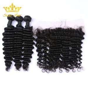 100% Brazilian Human Hair for Natural Black 1b# Color Virgin Hair Bundles