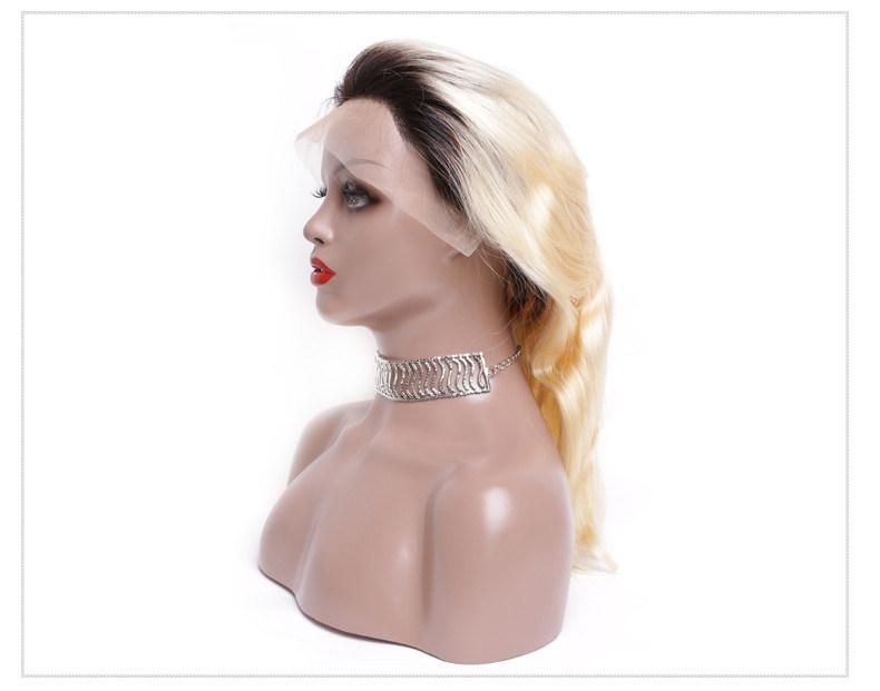 Wholesale Blonde Brazilian Hair Wig T1b/613 Lace Frontal Wig
