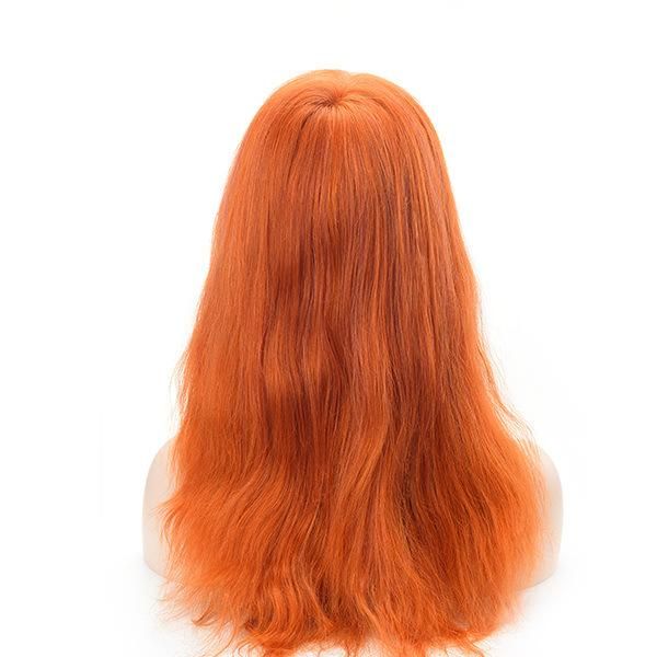 High Quality Red Color Full French Lace No Surgical Hair System