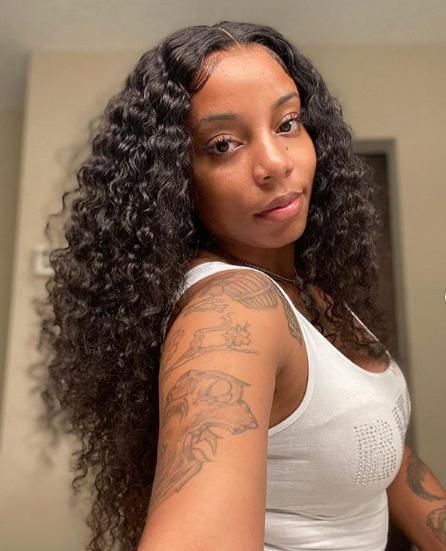 Kbeth Human Hair Extensions Virgin Brazilian Cuticle Aligned Hair Kinky Curly Hair with HD Lace Closure Frontal Brazilian Extension Hot Hair Products