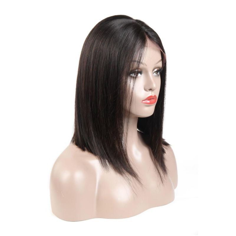 Inventory Lace Front Wigs with Baby Hair Pre Plucked Hairline Brazilian Remy Bob Wig 10"-18"Inch Human Hair Wigs