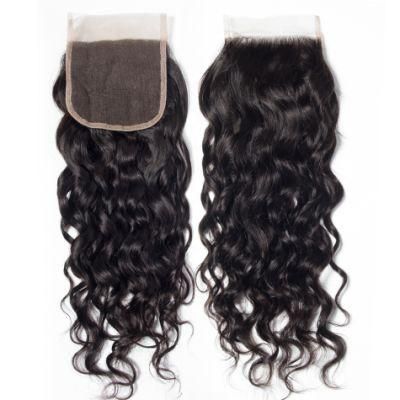Kbeth Water Wave 6*6 Transparent Lace 12 Inch Closure Cheap Price Toupees From China Xuchang Factory Wholesale Price