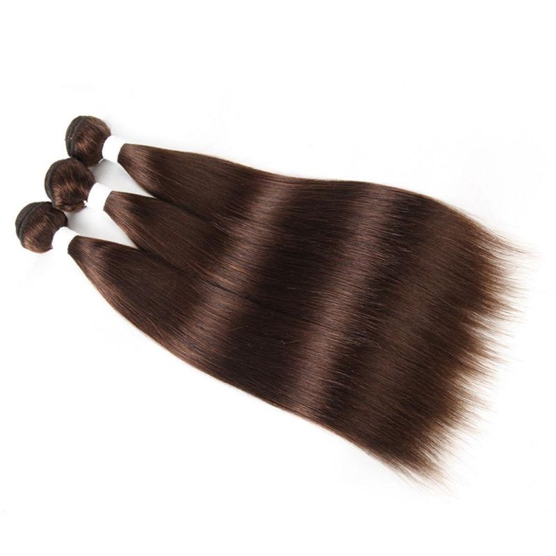 Straight Brazilian Human Hair Hair Bundles Burgundy Red Blonde Brown Color Remy Human Hair Weaving Bundles Extensions