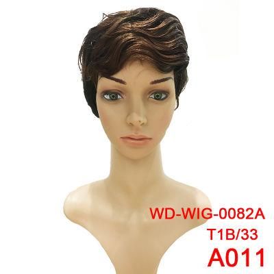Instant Delivery Colour Synthetic Wigs Two Tones for Girls
