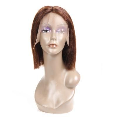 Kbeth Brazilian Hair Wigs for Black Girls 2021 Trendyhair Raw Human Straight Good Quality Handmade Lace Frontal Cool Soft Bob Wig