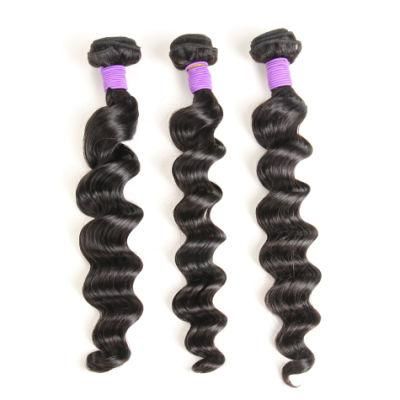 Real Photo Full Cuticle Virgin Brazilian Loose Wave Human Hair Weft
