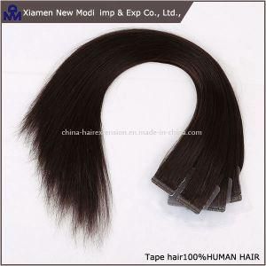 Black Human Hair Extension Tape Hair