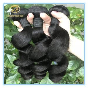 100% Unprocessed Natural Color Human Hair Cut From One Donor Wflw-001