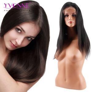 Yvonne 180% Density Straight Human Hair Lace Front Wigs Brazilian Virgin Hair Natural Color Free Shipping