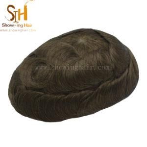 Stock Light Color 7 Invisible and Natural Thinnest Skin Toupees