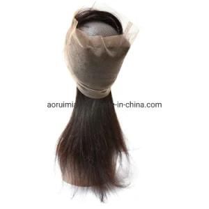 100% Raw Human Hair 360 Lace Frontal 9A Burmese Straight Hair