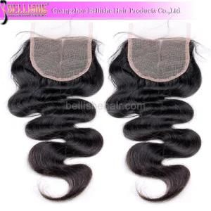 Hot Beauty Body Wave Peruvian Virgin Human Hair Lace Base Closure